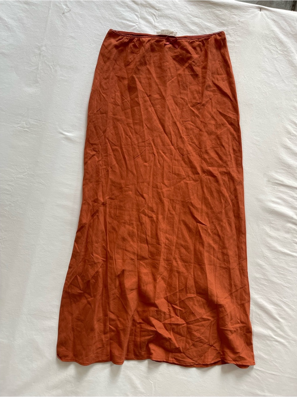 Urban‎ Renewal Burnt Orange Maxi Slip Skirt